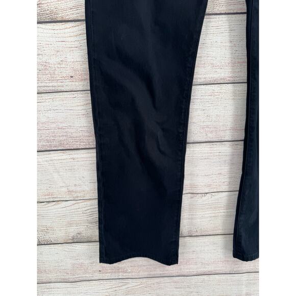 AG Adriano Goldschmied Protege Straight Leg Jeans Mens 33x34 Black Stretch - Picture 5 of 13